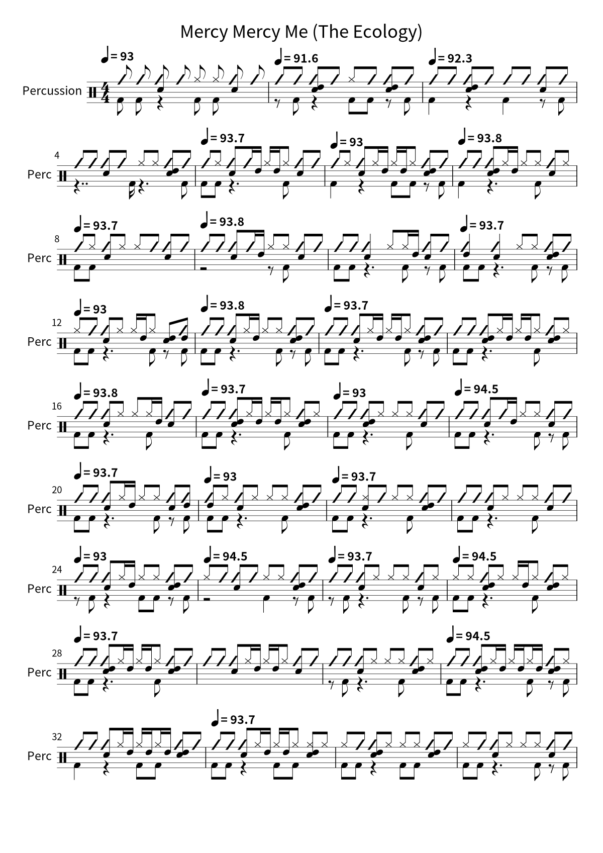 Превью: Mercy Mercy Me (The Ecology)