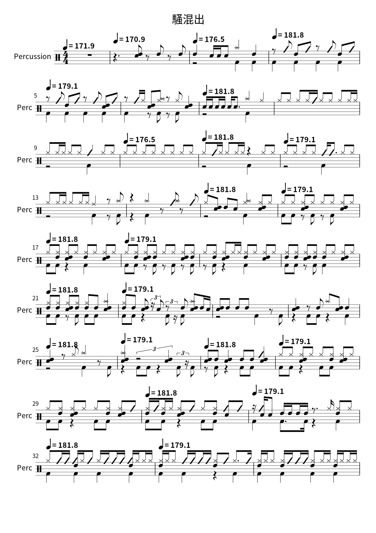 Превью: 騒混出